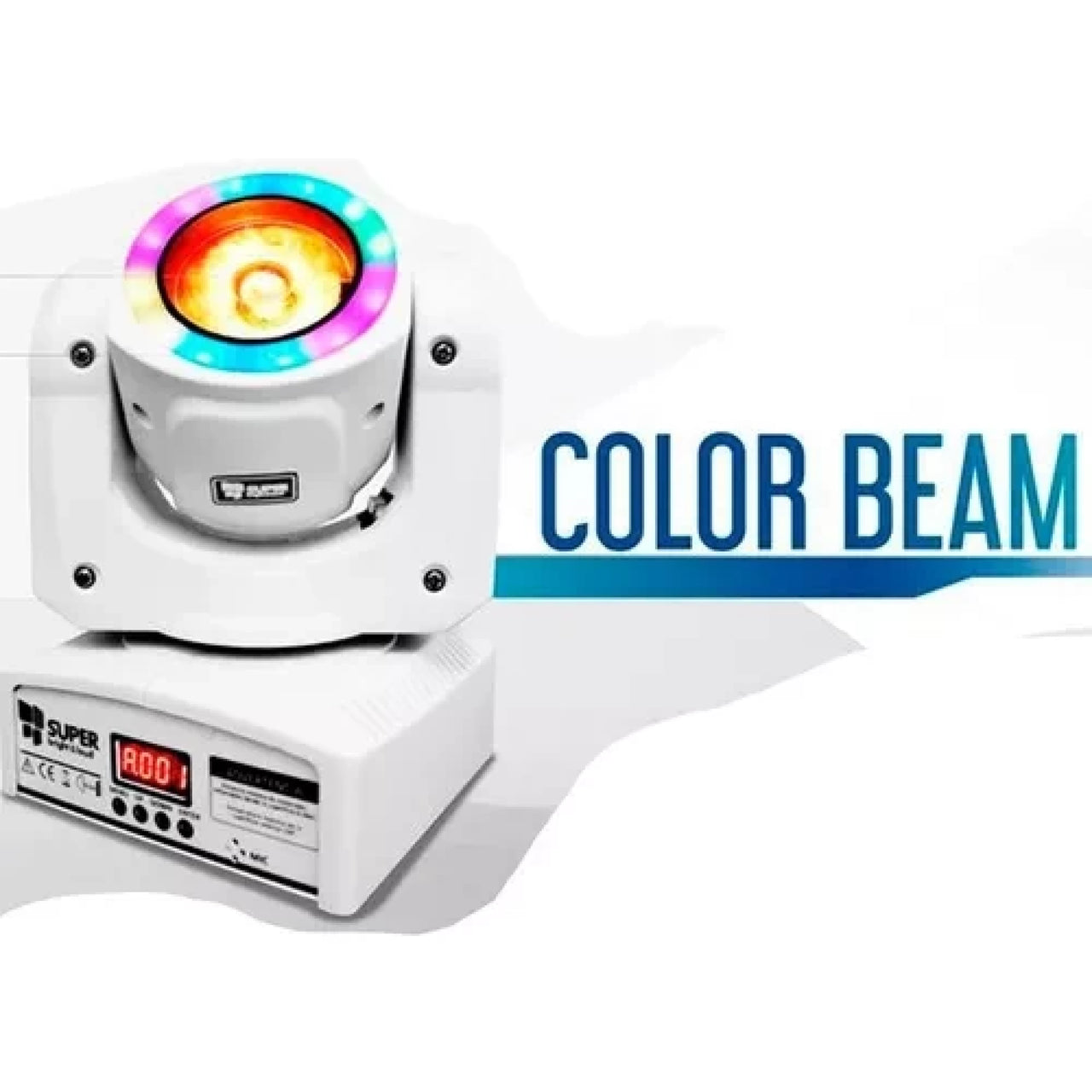 Cabeza Movil Superbright Beam 40w+aro Led 5050 (4 Pzas), Color Beam