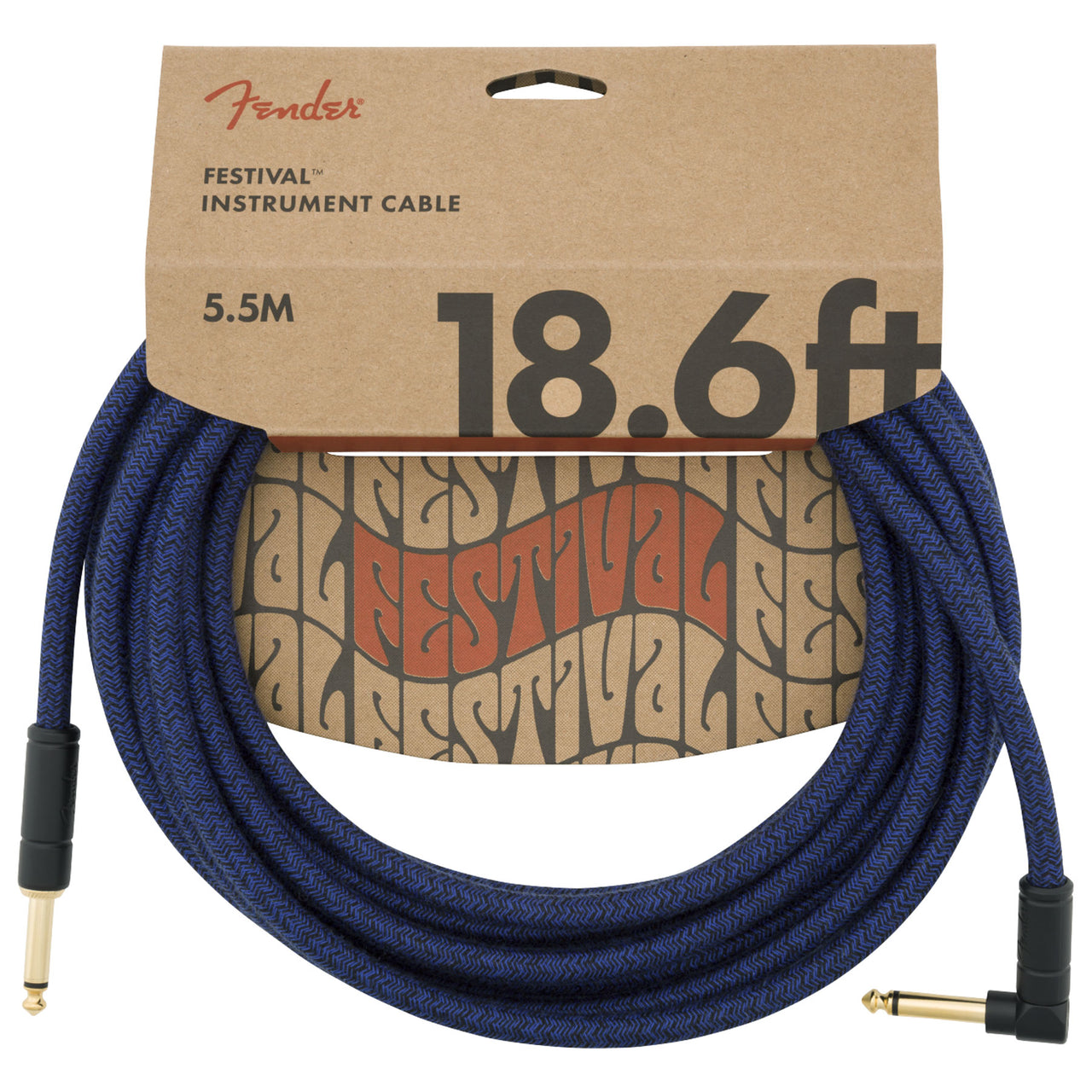 Cable Fender Para Instrumento Plug A Plug L 5.5 Metros