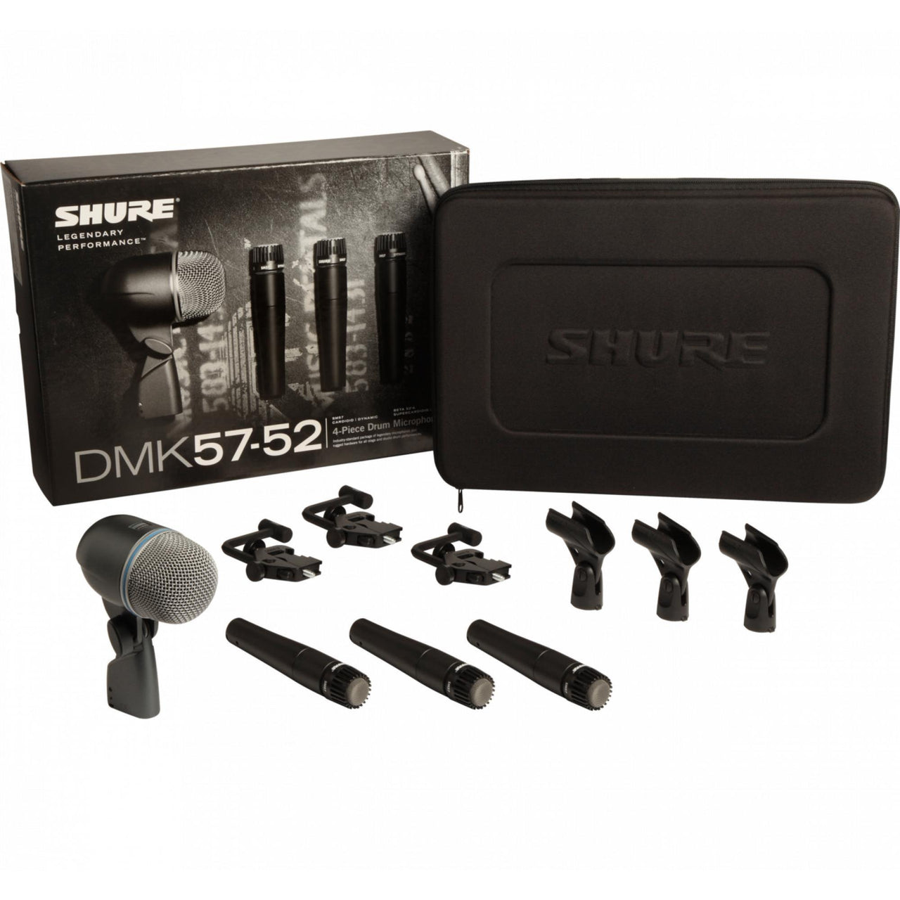 Paquete De Microfonos Shure Para Bateria Dmk57-52