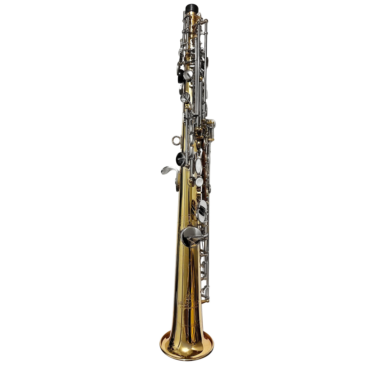 Saxofon Soprano Recto Martinz Mwsxs02l Sib Laqueado Llaves Niqueladas