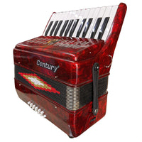 Thumbnail for Acordeon Century Cnac031 Rojo C1302r 25 Teclas 12 Bajos