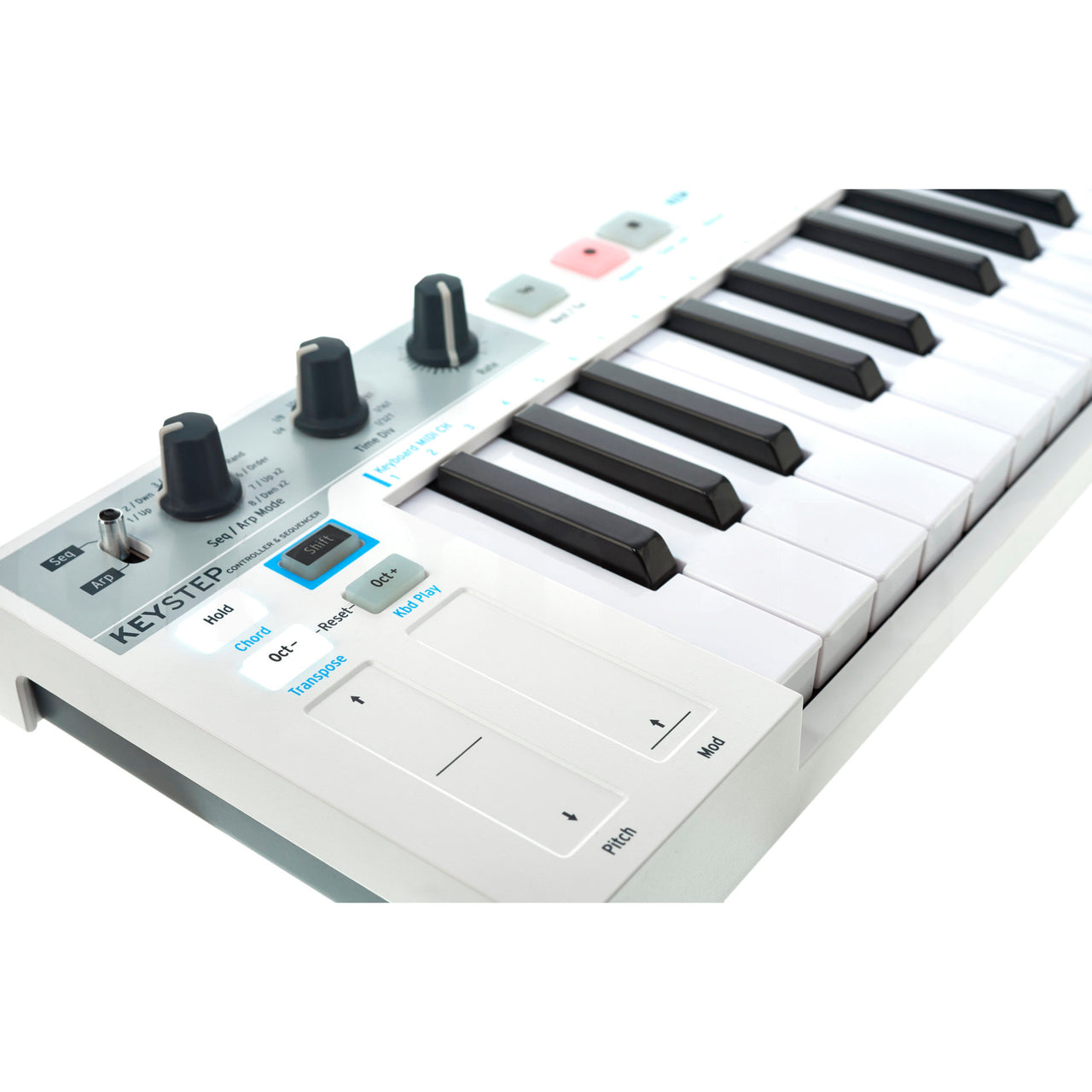 Controlador Secuenciador Arturia Midi Usb Keystep White