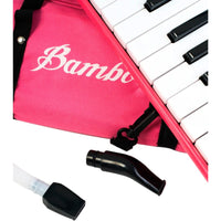 Thumbnail for Melodica Bamboo Bm-32-pk Con Estuche Rosa 32 Teclas