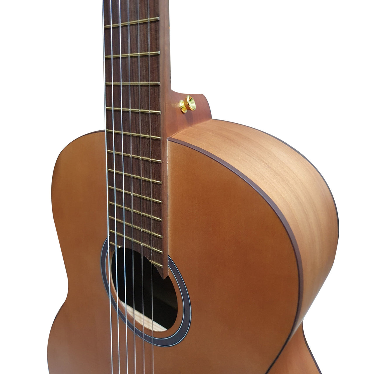 GUITARRA CLASICA BAMBOO NATURAL 39" C/FUNDA, GC-39-NAT