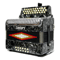 Thumbnail for Acordeon Century C3012fagp Botones Fa Gris Parrilla Metal