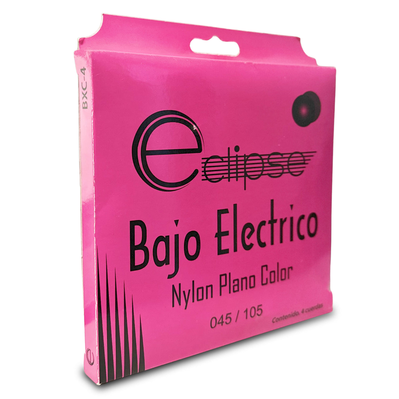 Encordadura Eclipse Bxc-4v Para Bajo Electrico Nylon 4 Cuerdas Verde