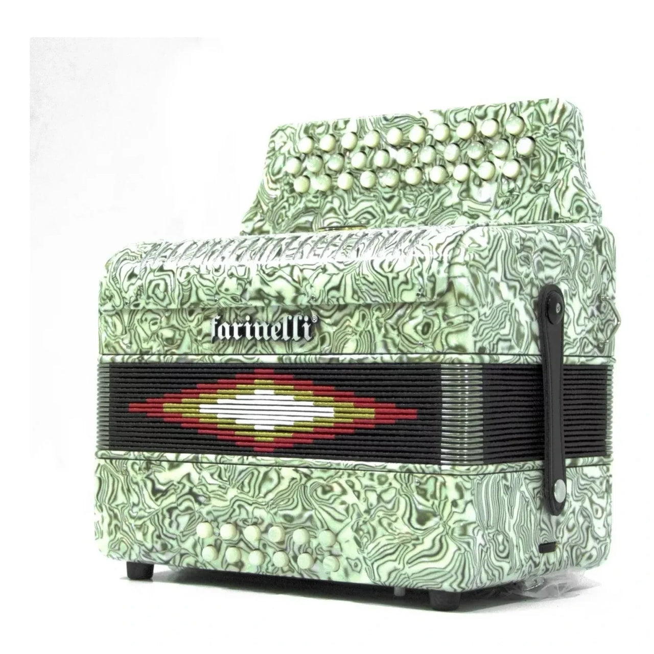 Acordeon Botones Farinelli Cebra 3012 Sol, 3012z