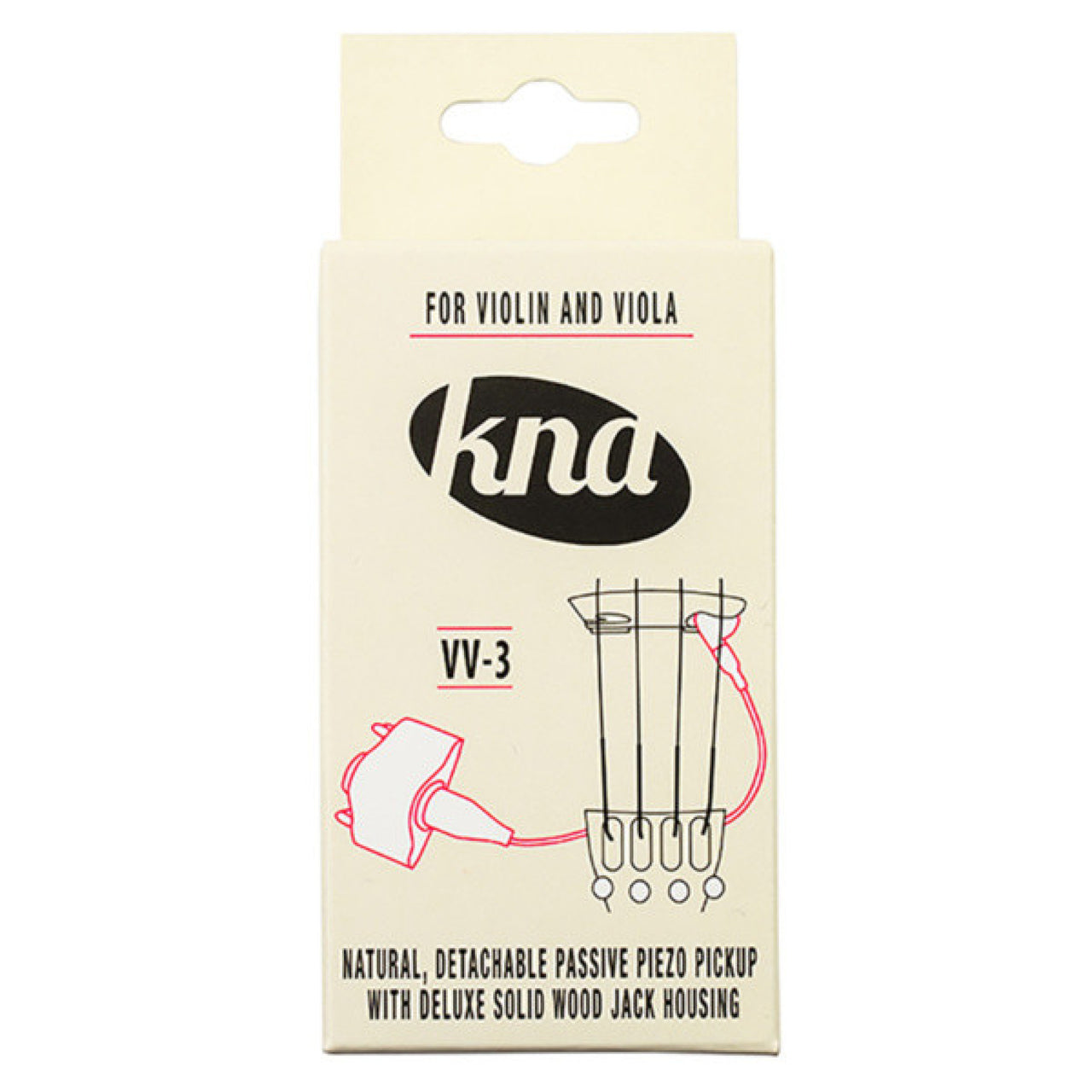 Pastilla Kna Vv-3 Negra Para Violin O Viola