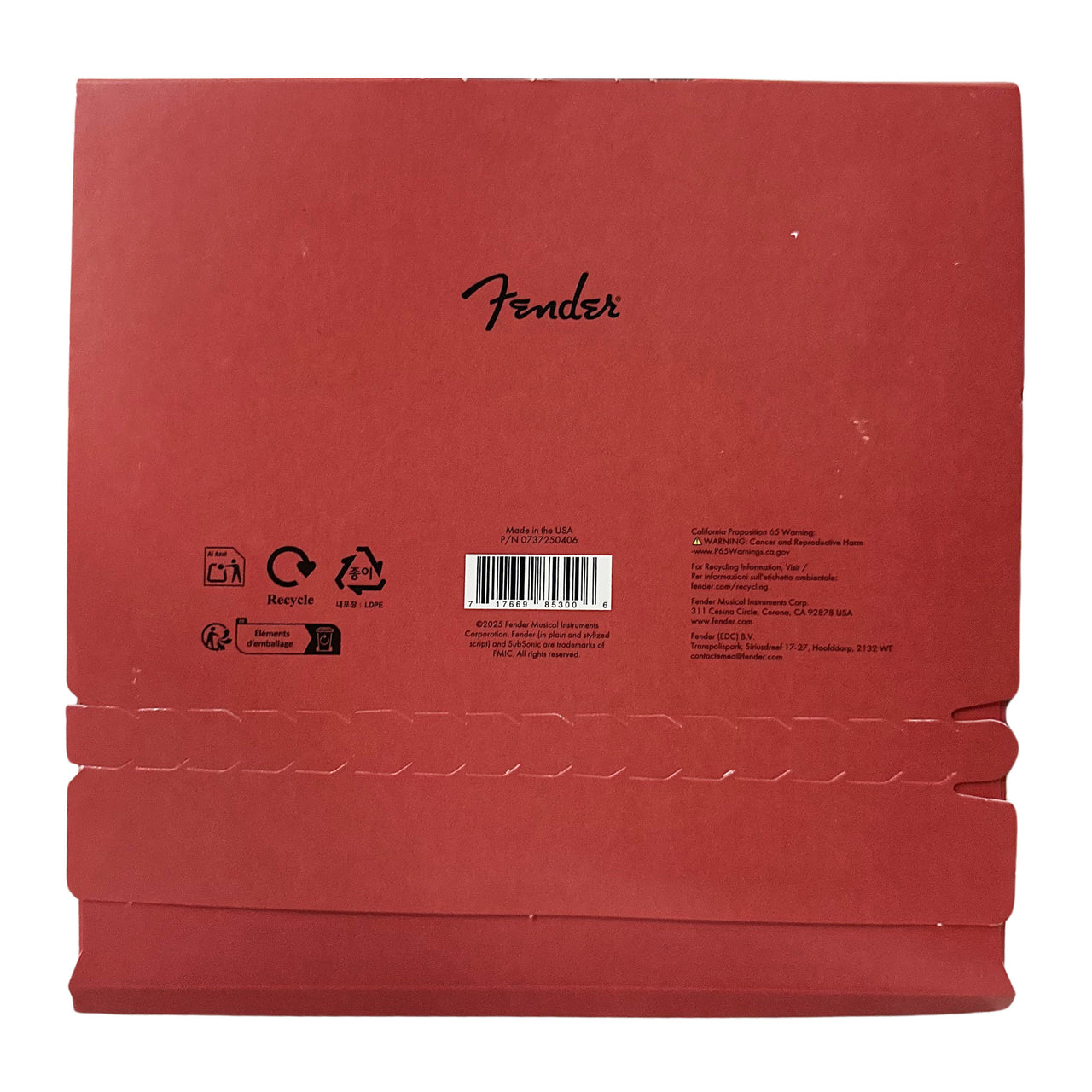 ENCORDADURA FENDER P/BAJO ELECTRICO 4 CDAS. 7250M (45-105), 0737250406