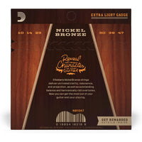 Thumbnail for ENCORDADURA D'ADDARIO P/GUITARRA NICKEL/BRONZE 10-47, NB1047