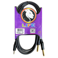 Thumbnail for Cable Life 2ppin-2 Plug 3.5 St A 2 Plug 6.3 Mono 2 Metros