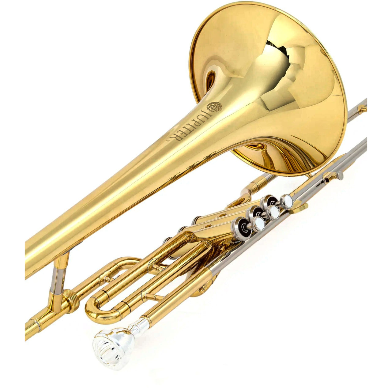 Trombon De Embolos Jupiter Jtb700vq Sib Laqueado Con Estuche