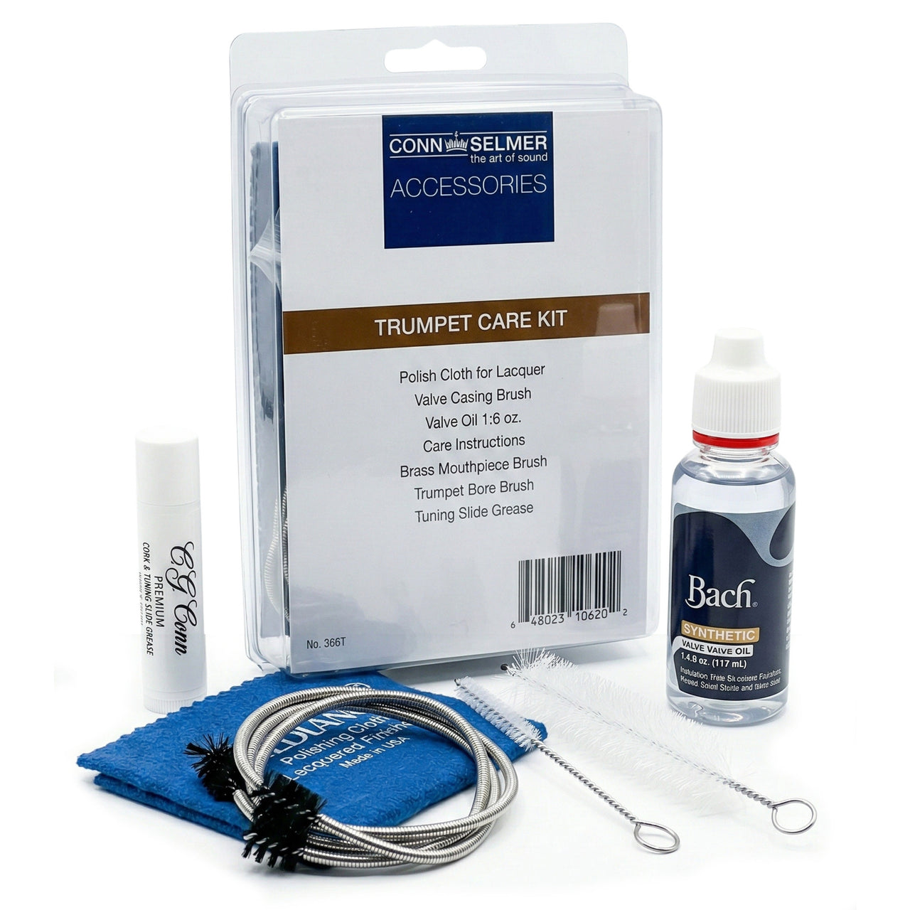Kit Conn 366t De Mantenimiento Y Lubricación Para Trompeta