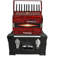Thumbnail for Acordeon Century Cnac031 Rojo C1302r 25 Teclas 12 Bajos