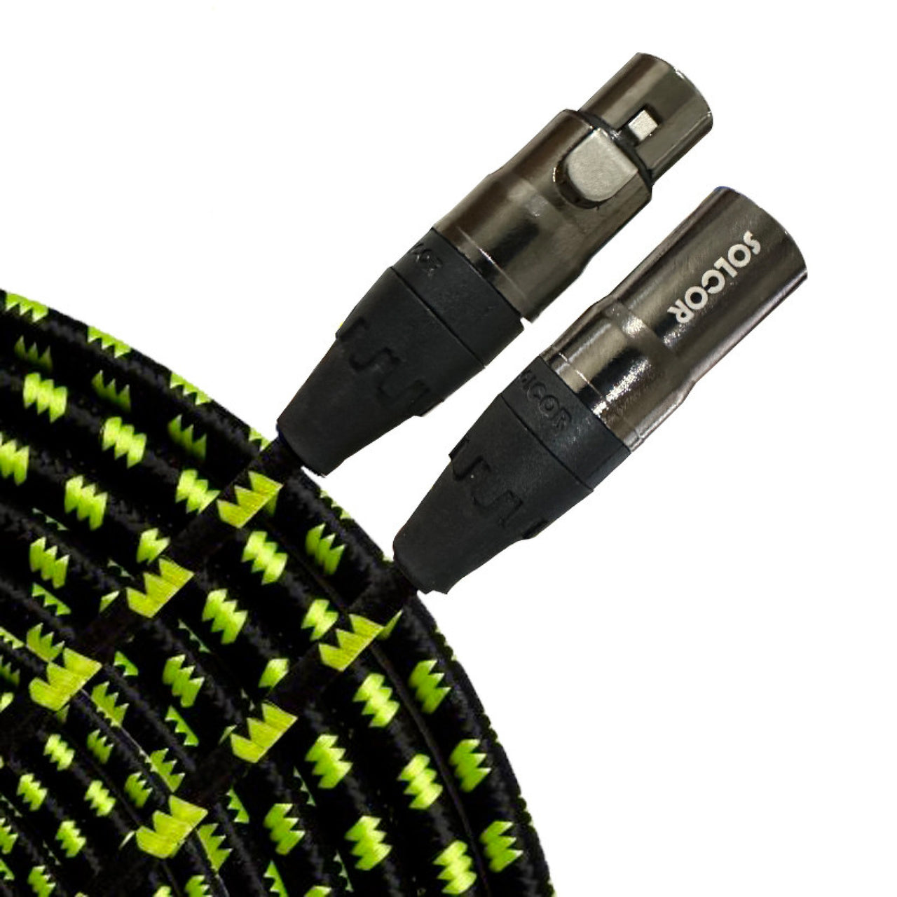 Cable Clasica 5226t10 Para Microfono Canon A Canon Tejido 10 Metros