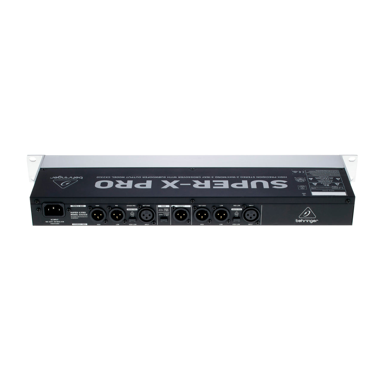 Super-x Pro Divisor De Frecuencias 2/3 Vias C/sal Subwoofer, Cx2310