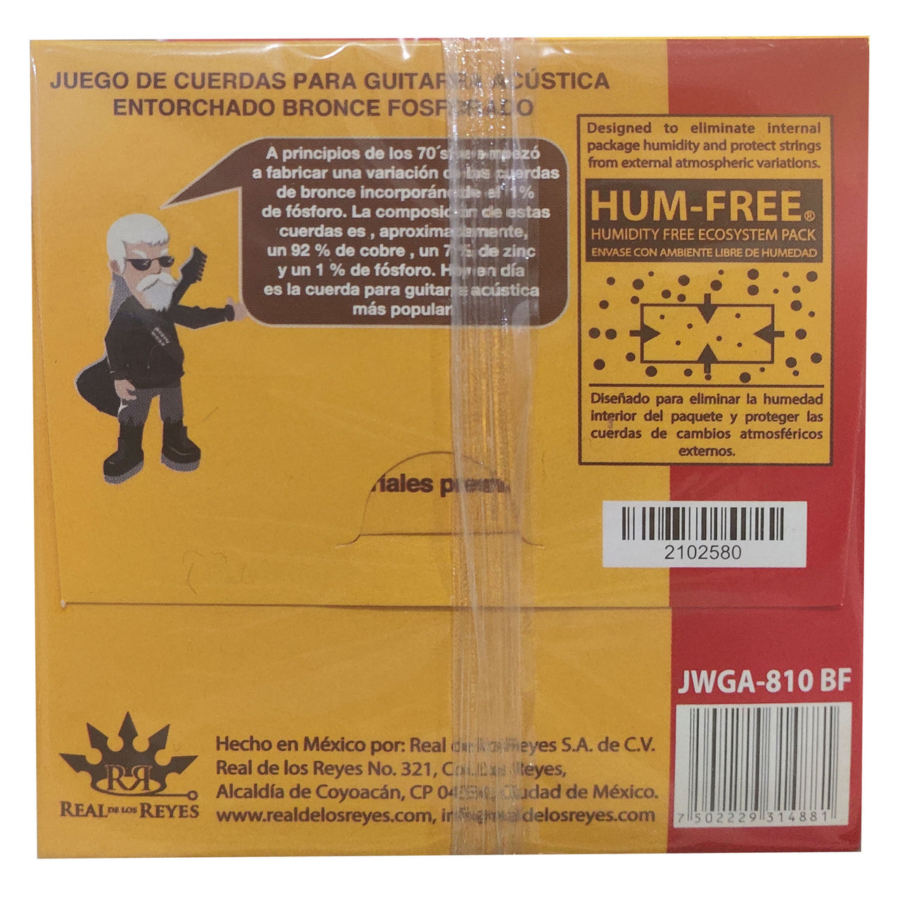 ENCORDADURA JIMMY WESS P/GUITARRA E/A BRONCE 10-050, JWGA-810BF (WB10)