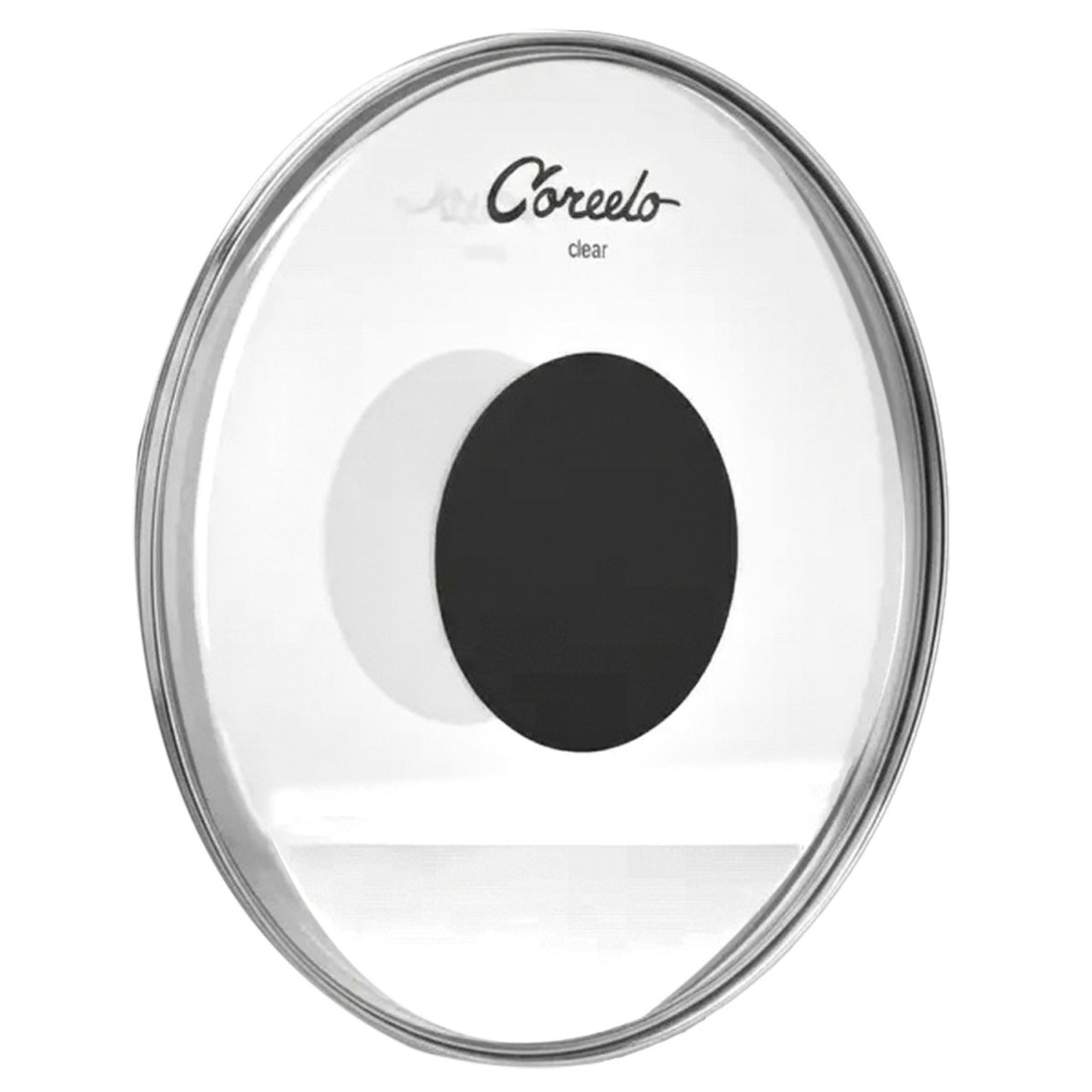 Parche Coreelo 10" Transp. Centro Negro, Tcn10
