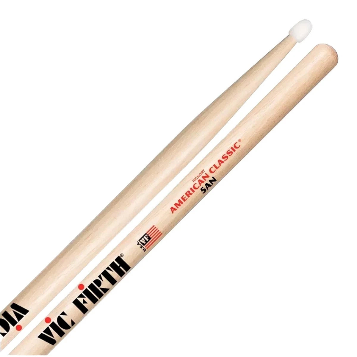 BAQUETAS VIC FIRTH C/PUNTA DE PLASTICO, 5AN
