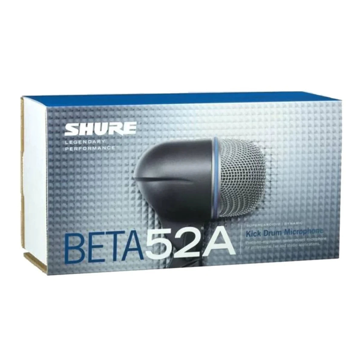 MICROFONO SHURE P/BOMBO Y BAJAS FREC. DINAMICO SUPERCARD., BETA-52A
