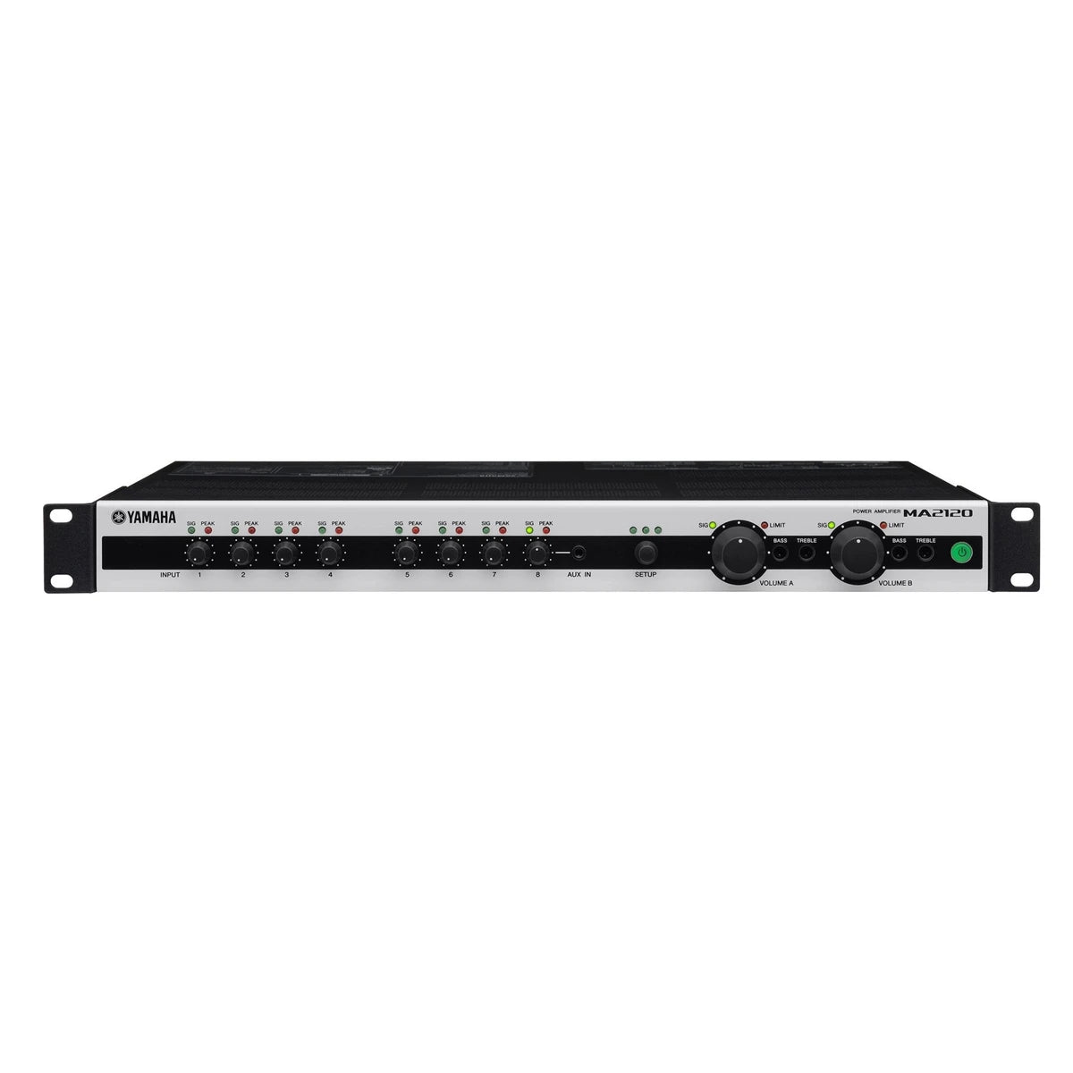 MEZCLADORA AMPLIFICADA YAMAHA 2 ZONAS 120W X2 Y LINEA 70/100, MA2120