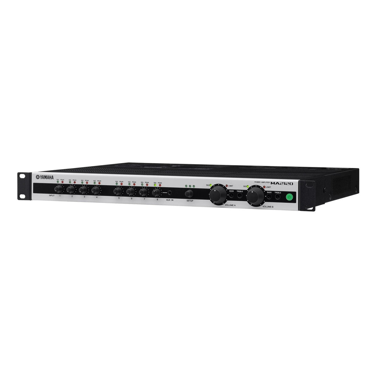 MEZCLADORA AMPLIFICADA YAMAHA 2 ZONAS 120W X2 Y LINEA 70/100, MA2120