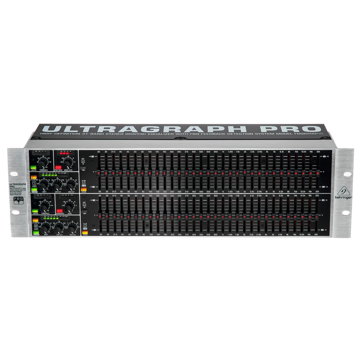 Ecualizador Behringer FBQ6200HD Grafico Estereo De 31 Bandas