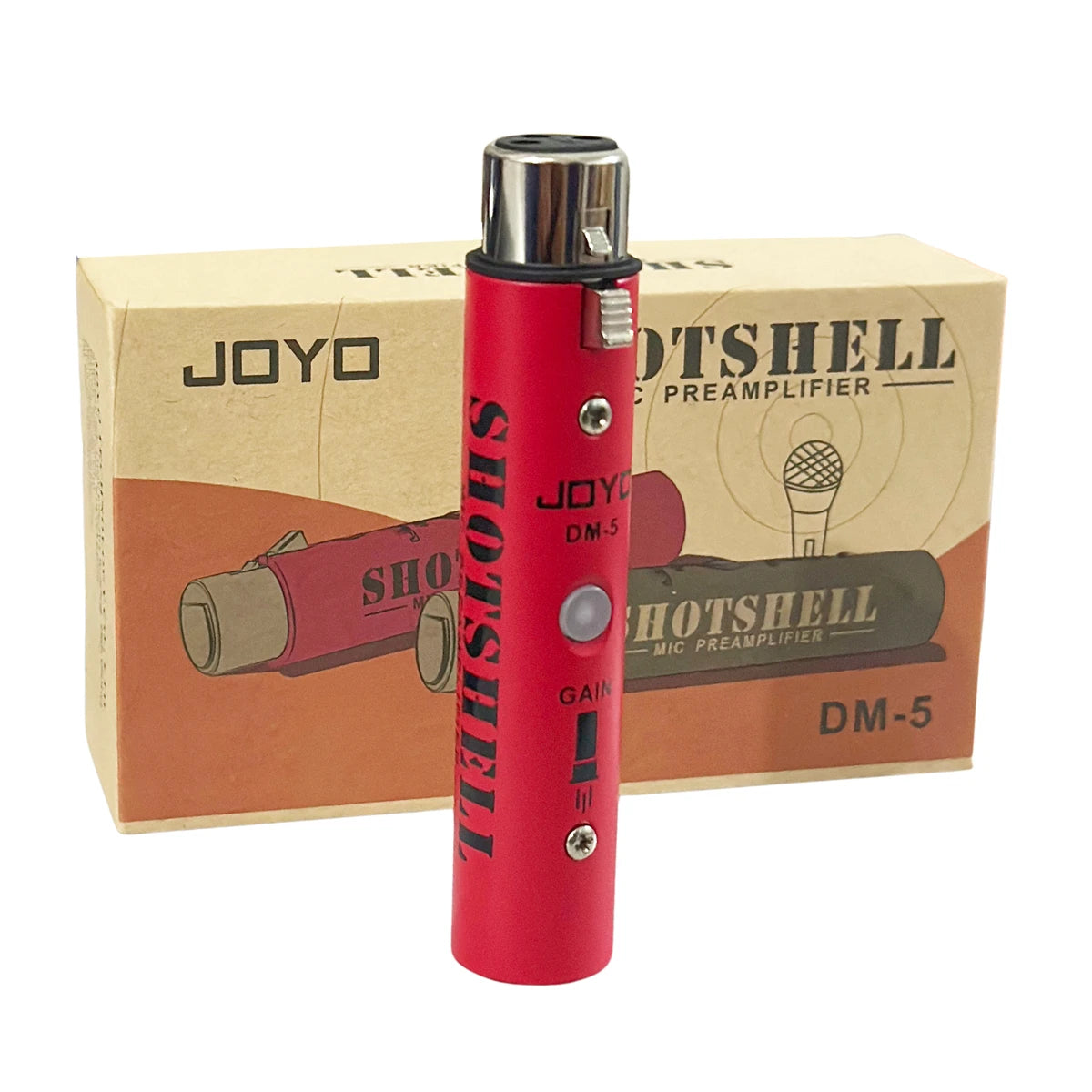 PREAMPLIFICADOR JOYO DM5 DE MICROFONO DE TIPO SHOTSHELL