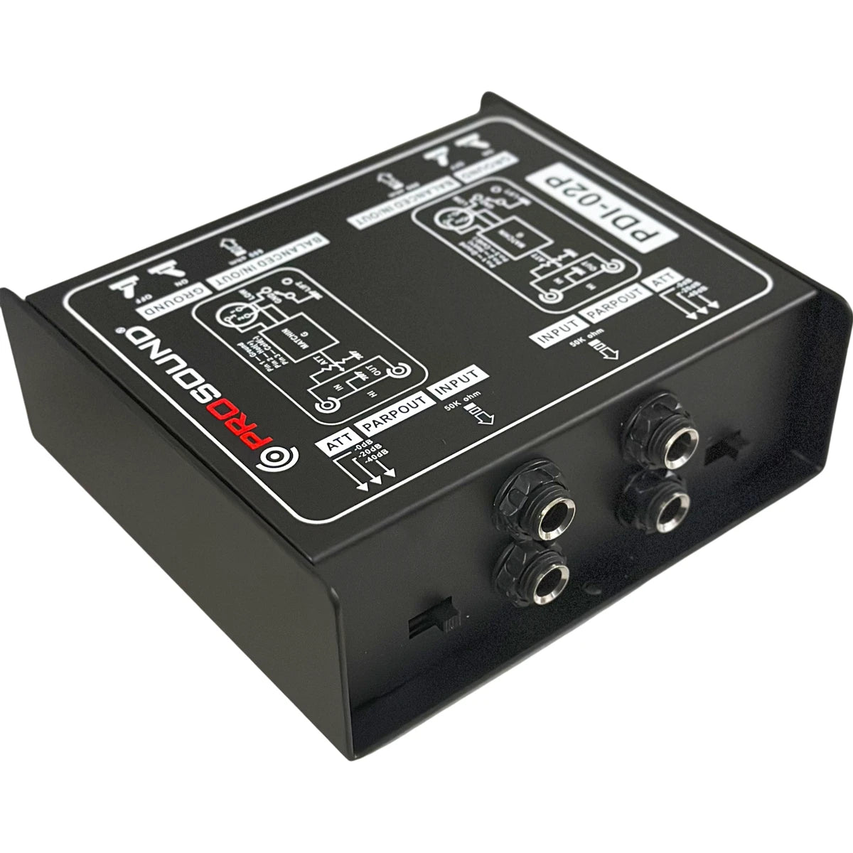 Caja Directa Prosound PDI-02P Pasiva De 2 Canales