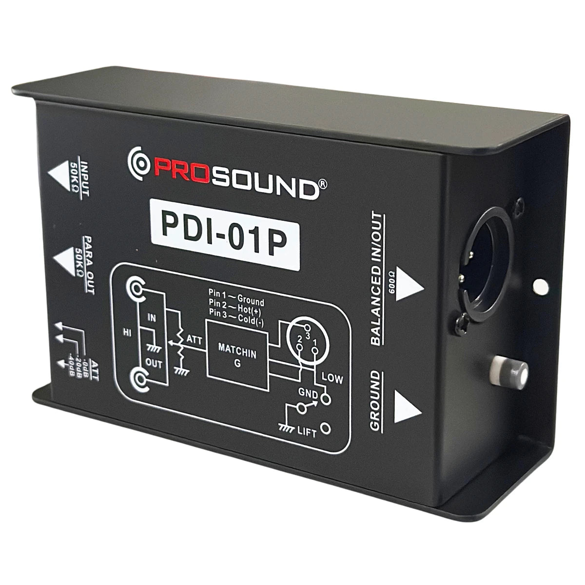 CAJA DIRECTA PROSOUND PDI-01P DE 1 CANAL