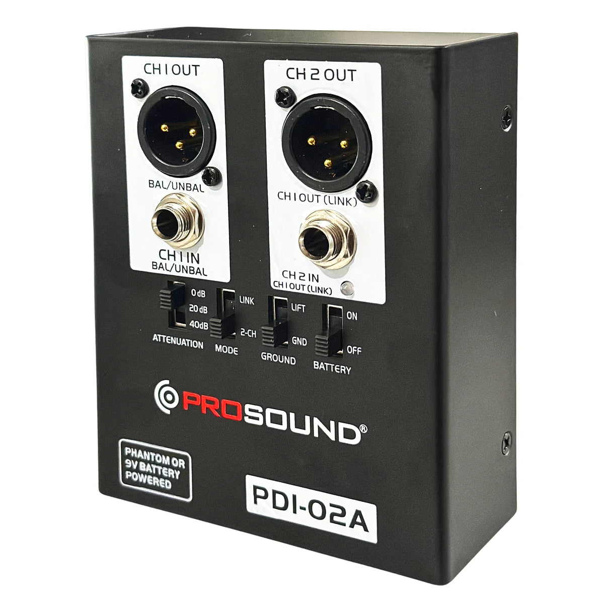 Caja Directa Prosound PDI-02A 2 Canales