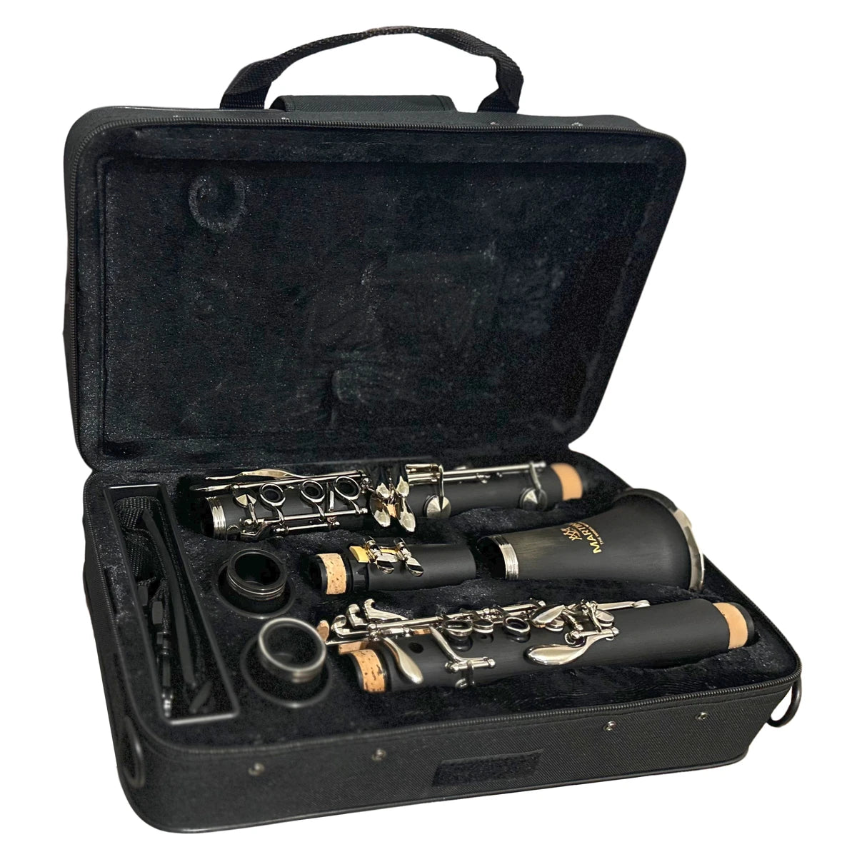Clarinete Martinz MWCLR17 Tono BB De 17 Llaves Niqueladas Cuerpo Baquelita