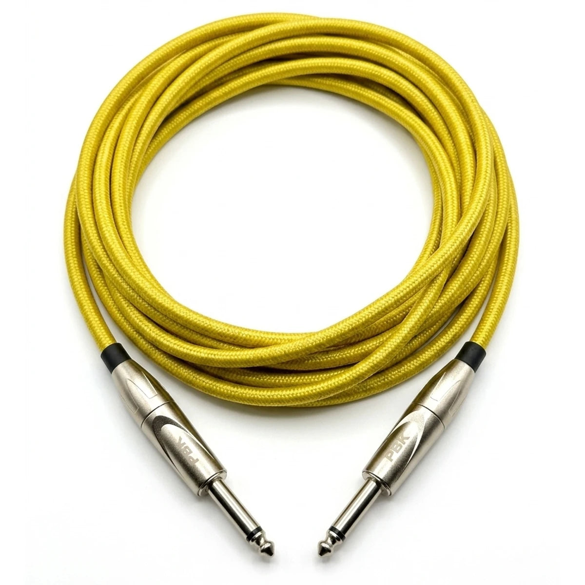 CABLE EVOLUTION EVPP-6D PARA INSTRUMENTO PLUG A PLUG 6MTS DORADO