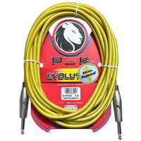 Thumbnail for CABLE EVOLUTION EVPP-6D PARA INSTRUMENTO PLUG A PLUG 6MTS DORADO