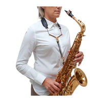 Thumbnail for Tahali BG France S20YM Para Sax Zen Algodon/Piel Con Gancho Metalico