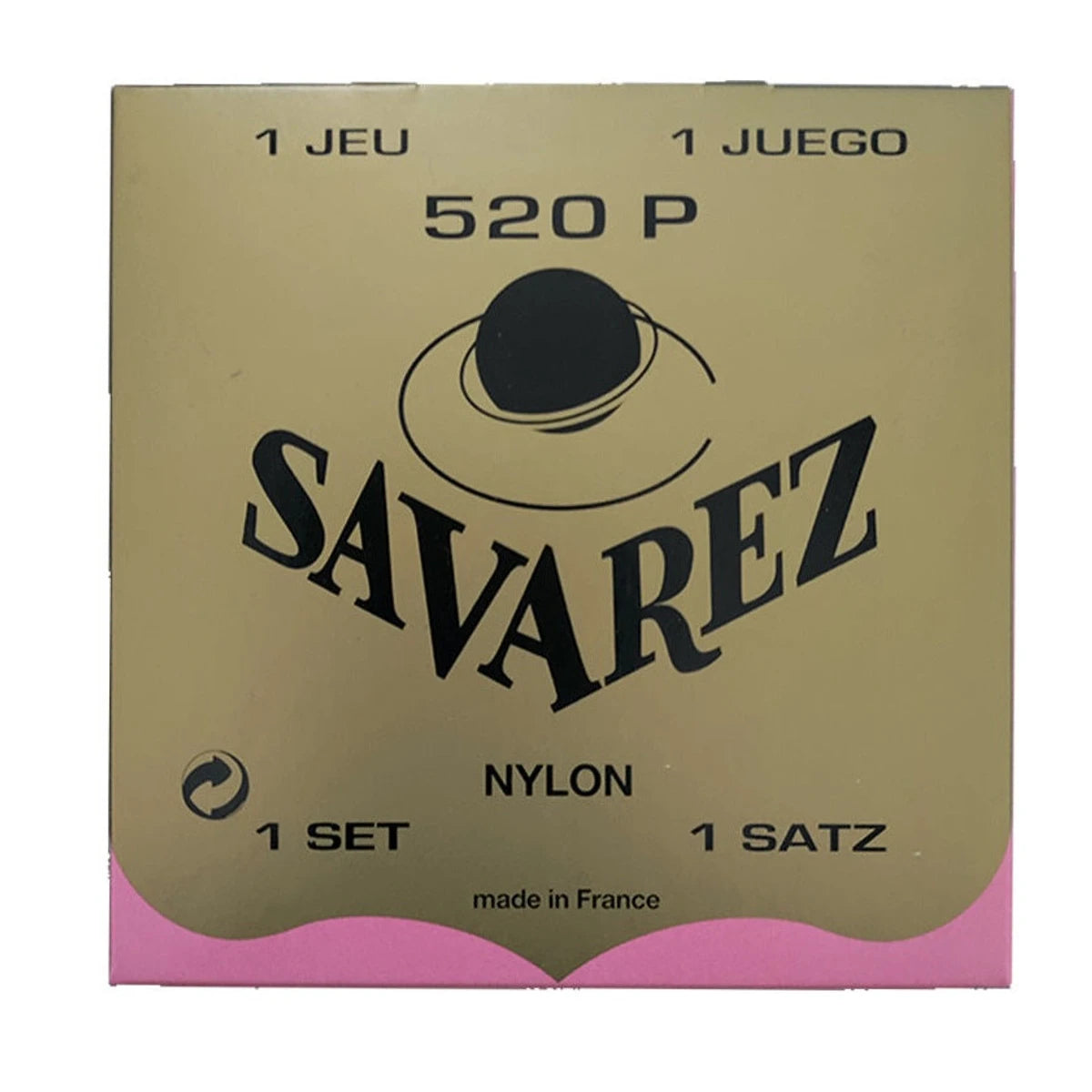 Encordadura Savarez 520P Para Guitarra Clasica Plata