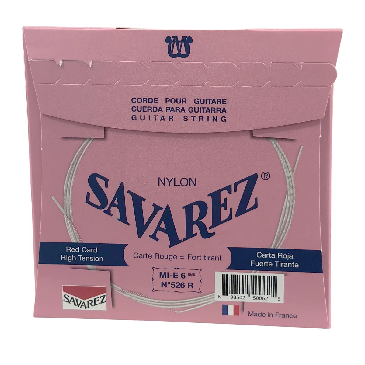 Encordadura Savarez 520P Para Guitarra Clasica Plata