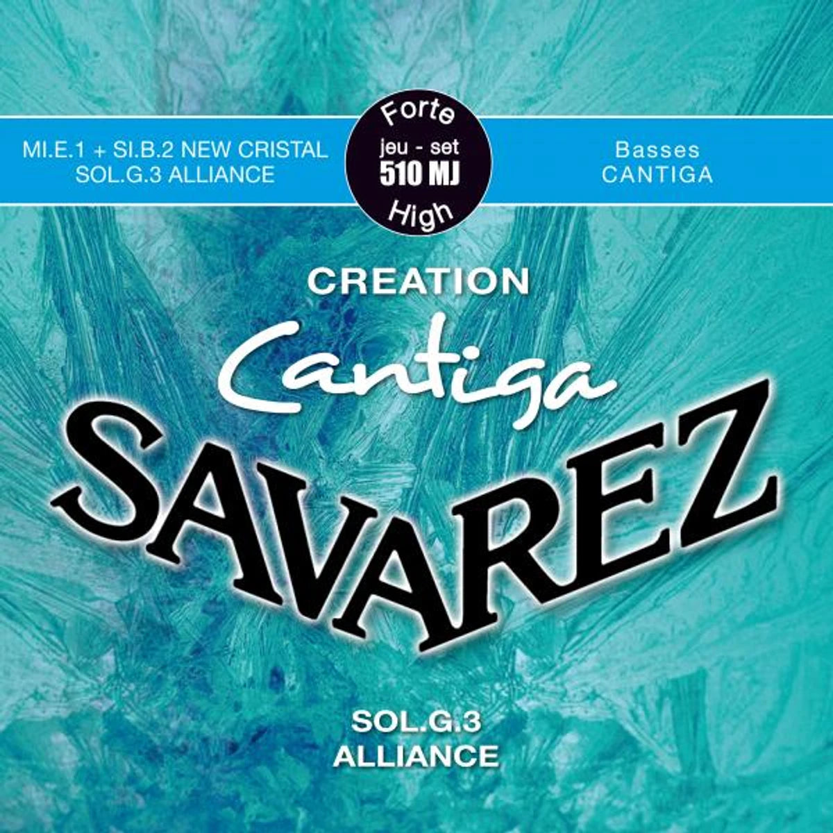 Encordadura Savarez 510MJ Creation Cantiga Para Guitarra Tension Alta