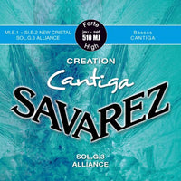 Thumbnail for Encordadura Savarez 510MJ Creation Cantiga Para Guitarra Tension Alta