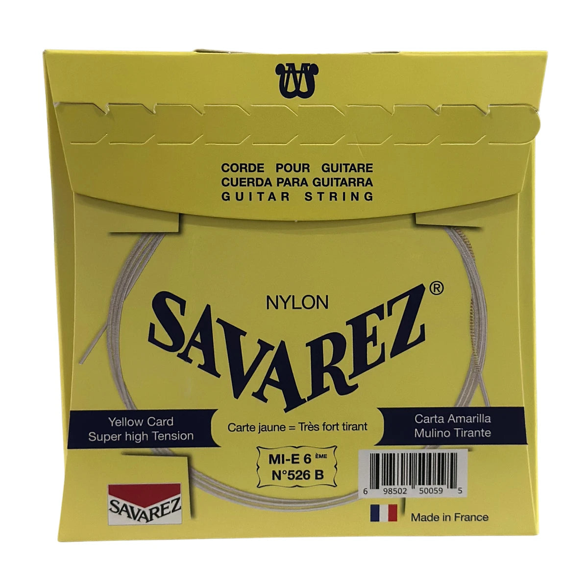 Encordadura Savarez 520J Para Guitarra Tradicional Tension Alta