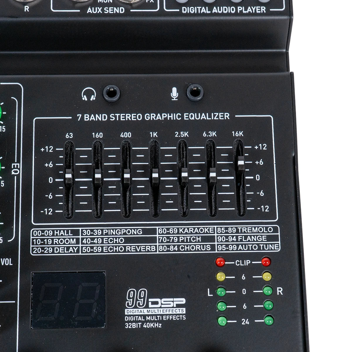 Mezcladora Prosound  PAMX-08RS 8 Canales Con Efectos