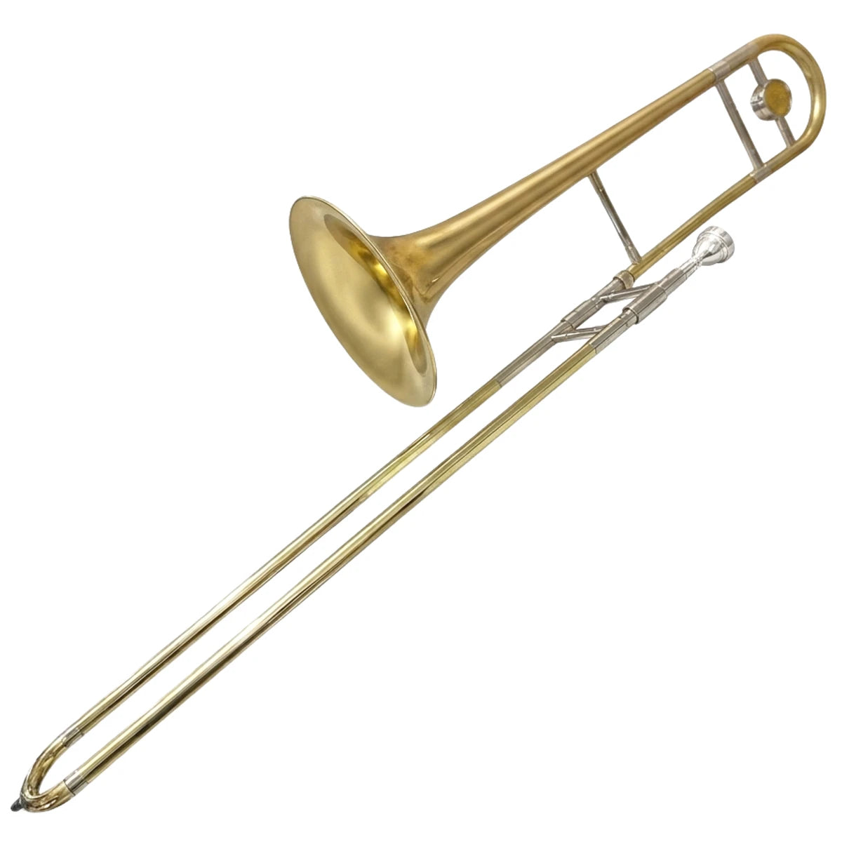 Trombon De Vara Bajo Alde Audio 6423L Sib Laqueado Uniones Niqueladas