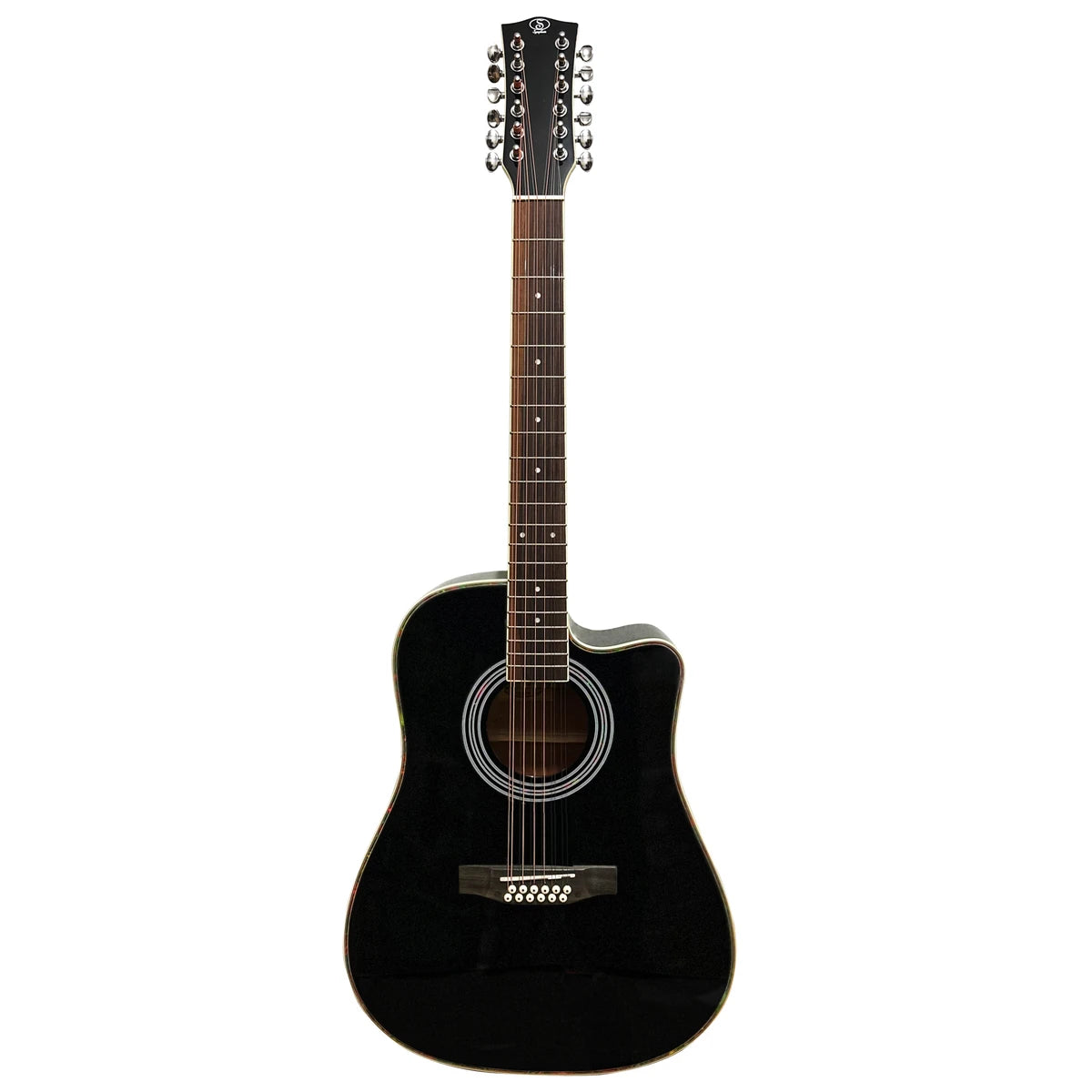 Guitarra Docerola Symphonic J-20CEBLK Electroacustica Negra