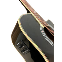 Thumbnail for Guitarra Docerola Symphonic J-20CEBLK Electroacustica Negra