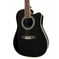 Thumbnail for Guitarra Docerola Symphonic J-20CEBLK Electroacustica Negra