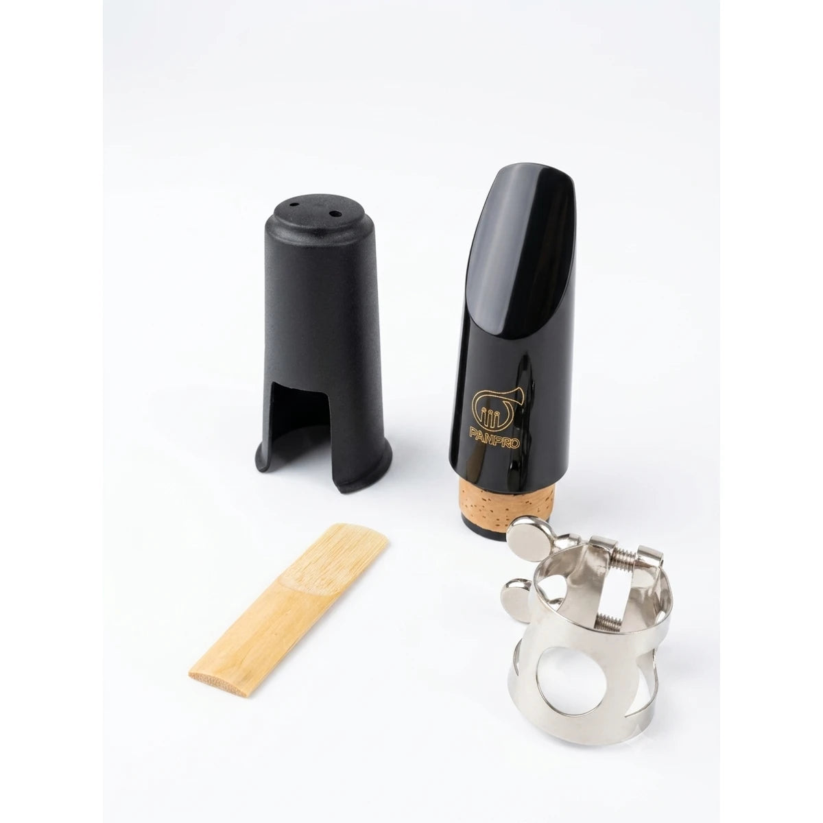 Boquilla Fanpro BOQCLREB Para Clarinete Requinto Con Abrazadera Y Tapaboquilla