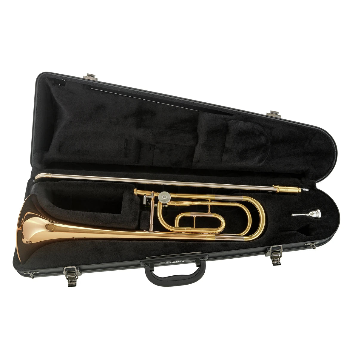 TROMBON DE VARA YAMAHA C/TRANSPOSITOR Sib/Fa LAQUEADO, YSL356GE