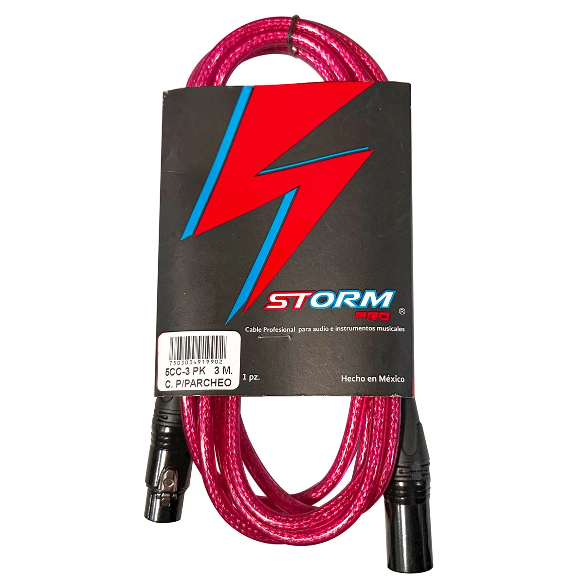 Cable Pbk Storm Pro 5CC-3 PK Canon A Canon 3 Metros Rosa Cristal