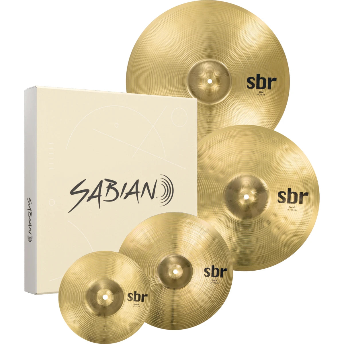 PAQUETE DE PLATILLOS SABIAN SBR PERF. 14/16/20, SBR5003G