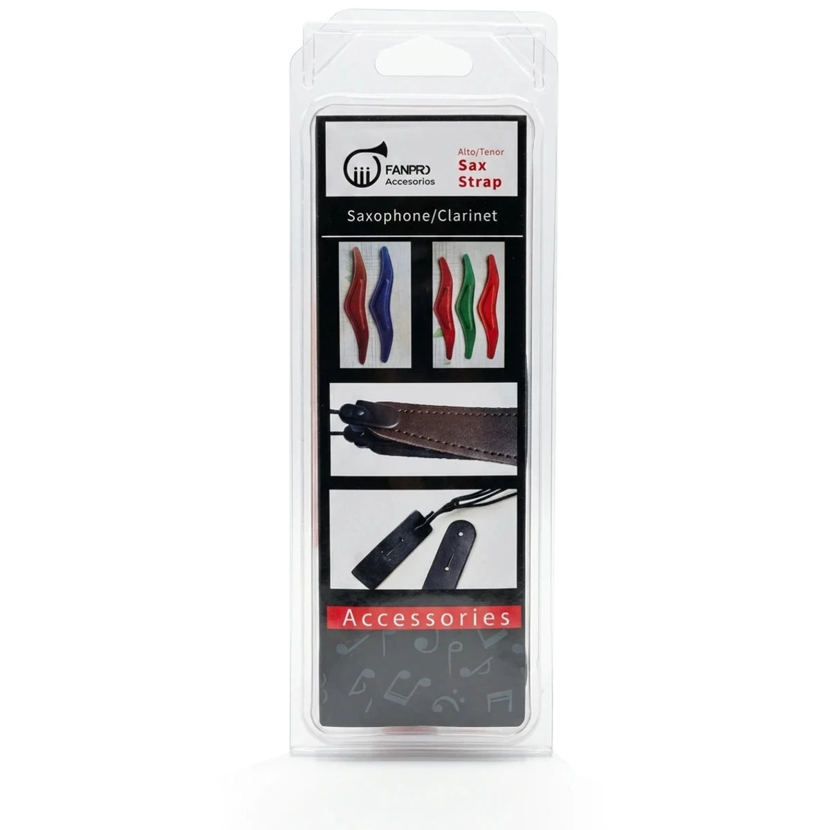 Thaly Fanpro TLSXR Para Saxofon Rojo Con Negro